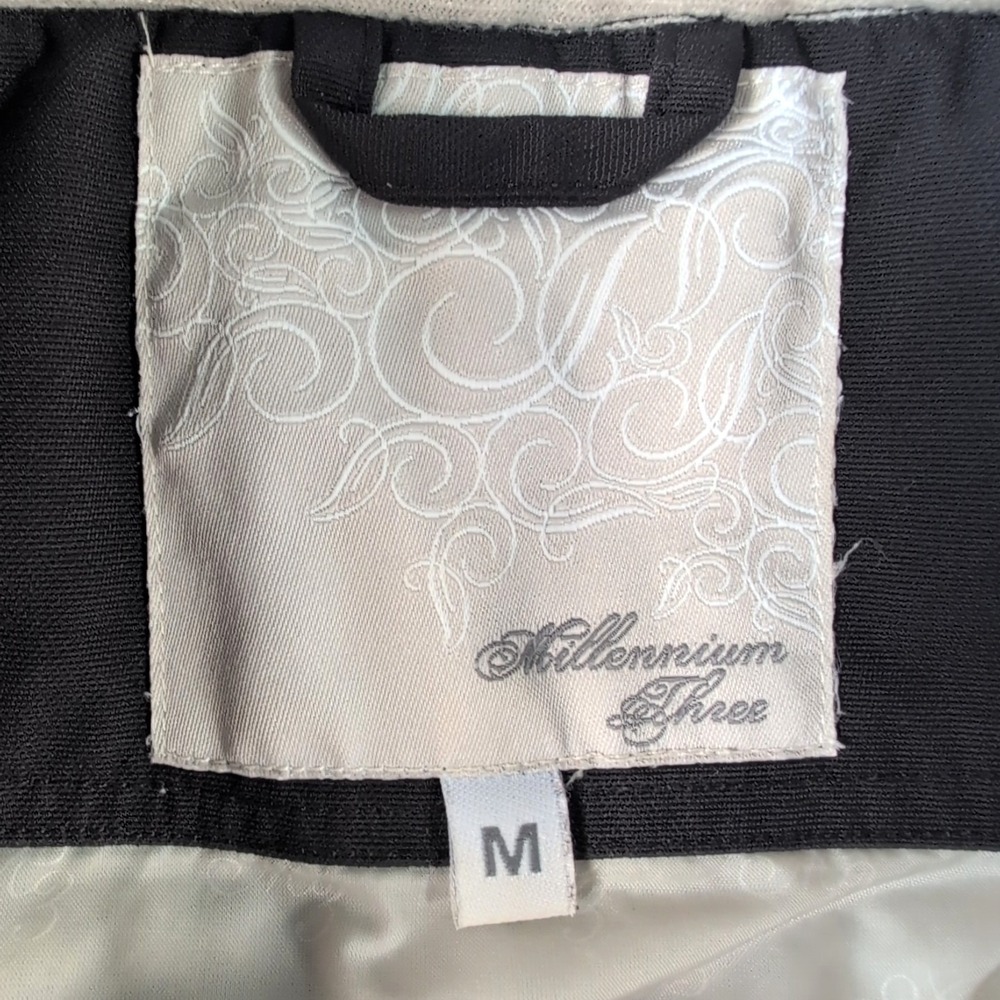 Millennium Three Snowboarding Pants Women's Medium Black Active Lined Ski Y2K - Picture 5 of 13